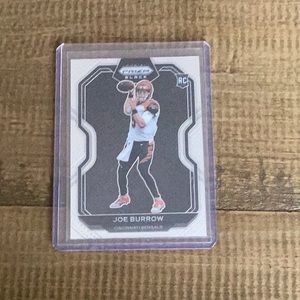 Joe Burrow 2020 panini chronicles prizm black rookie card #PB-1